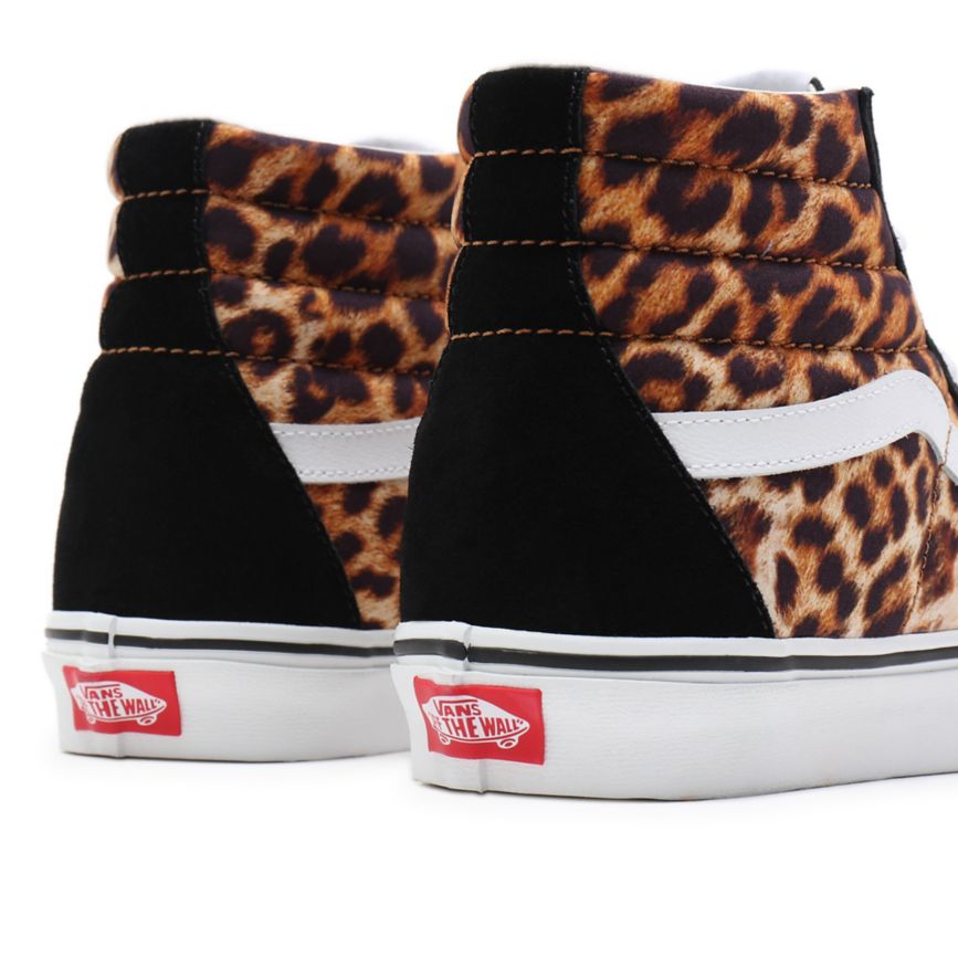 Vans Leopard SK8-Hi παπούτσια μαυρα | VN520N7NM86