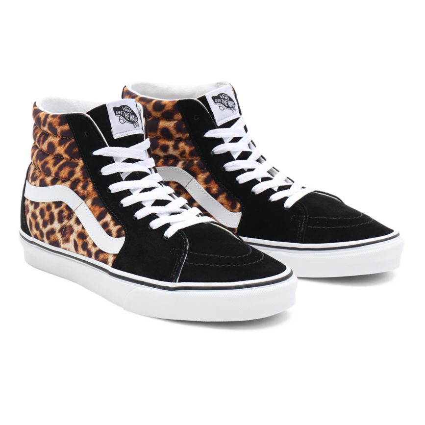 Vans Leopard SK8-Hi παπούτσια μαυρα | VN520N7NM86