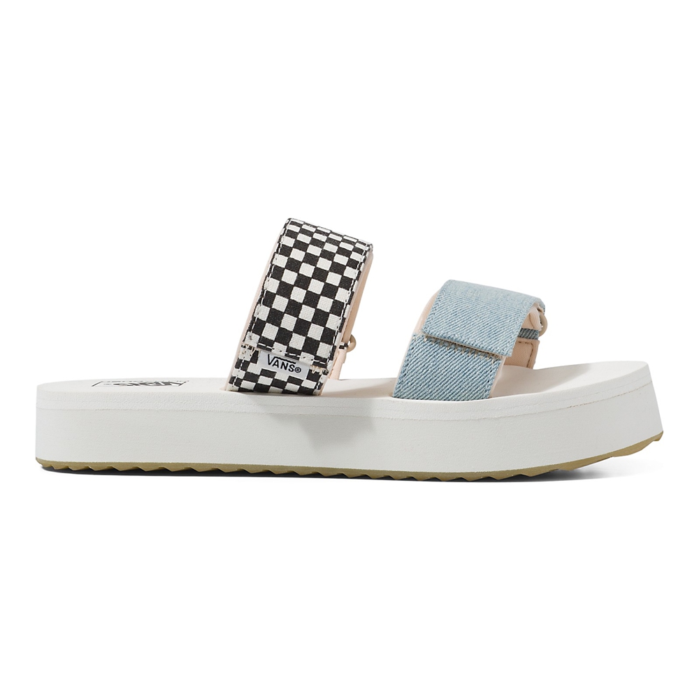 Vans Mix Match Cayucas παντοφλεσ Mega flatforms ασπρα | VN584E0NB11