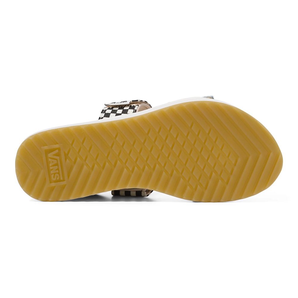 Vans Mix Match Cayucas παντοφλεσ Mega flatforms ασπρα | VN584E0NB11