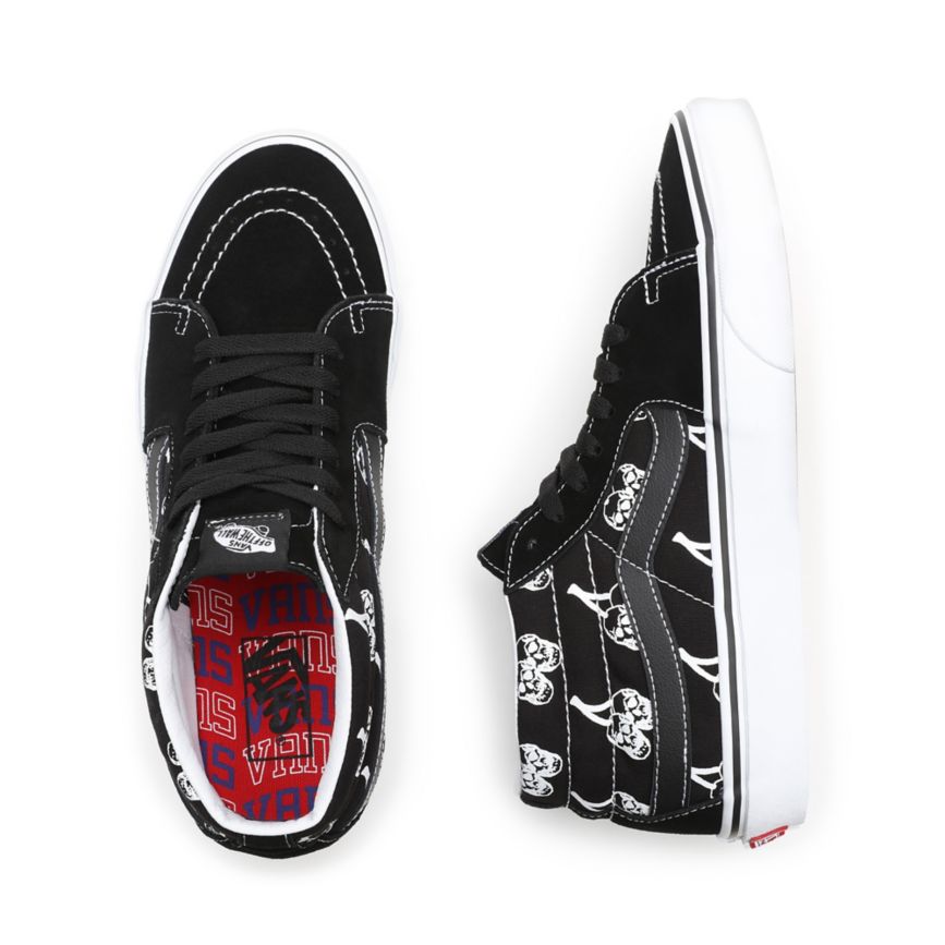 Vans New Varsity Sk8-Mid παπούτσια μαυρα | VN526B9WH41