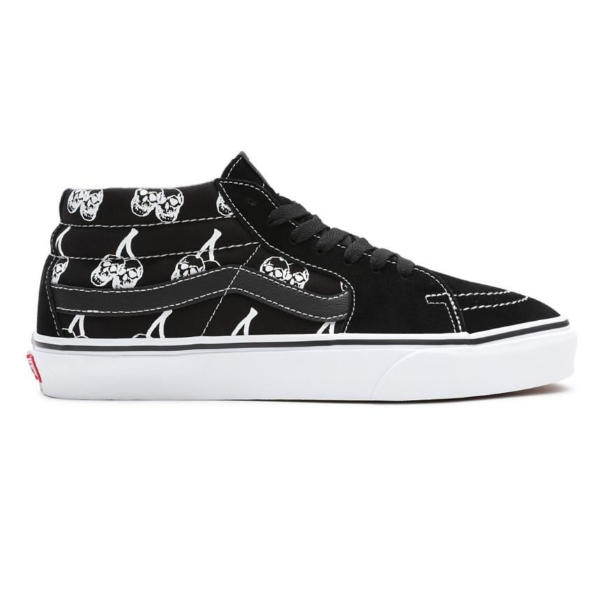 Vans New Varsity Sk8-Mid παπούτσια μαυρα | VN526B9WH41