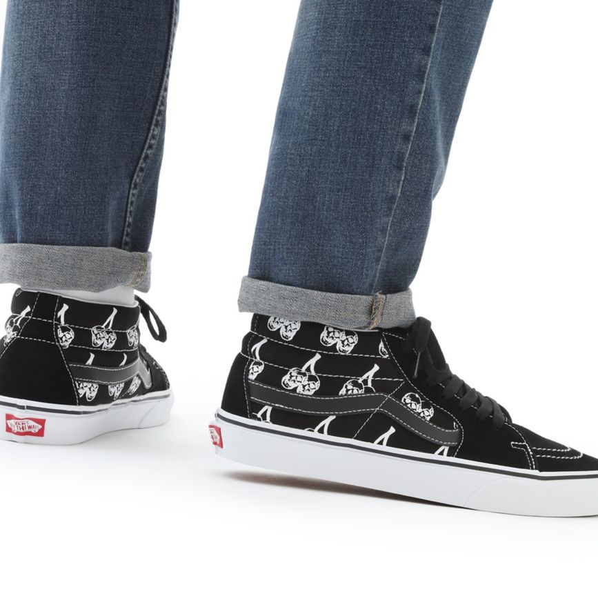 Vans New Varsity Sk8-Mid παπούτσια μαυρα | VN980U8OD61