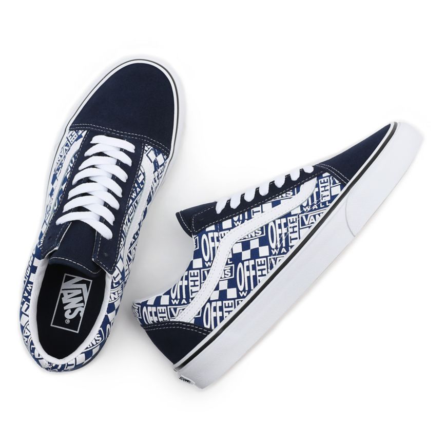 Vans Off The Wall Old Skool παπούτσια μπλε | VN011Y3PP69