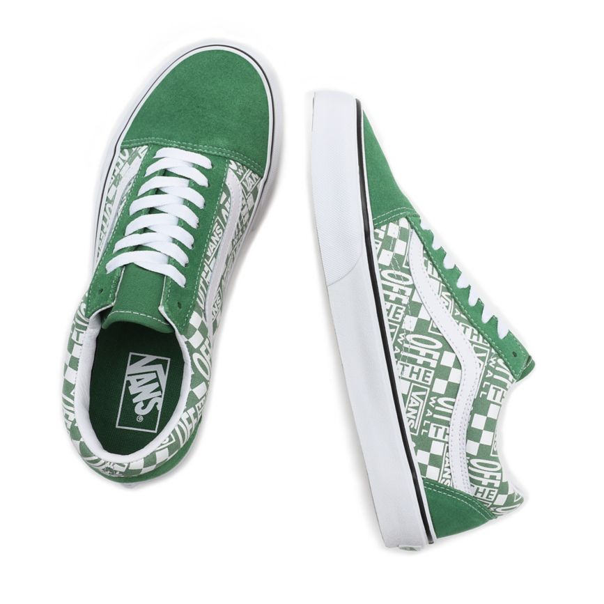 Vans Off The Wall Old Skool παπούτσια πρασινο | VN183L2EY09