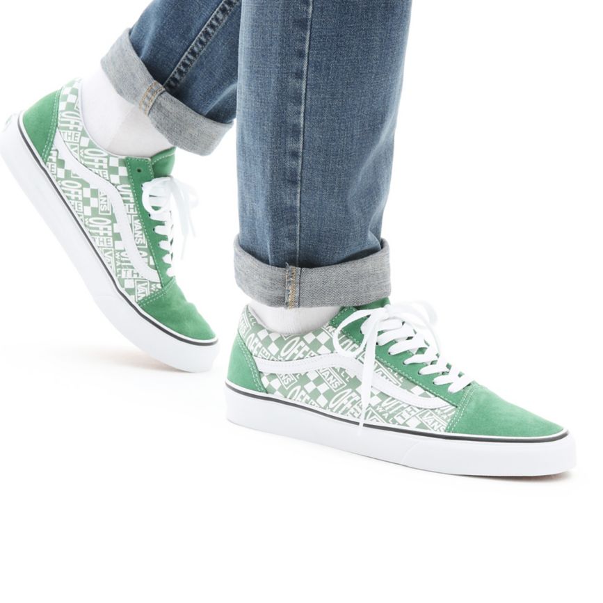 Vans Off The Wall Old Skool παπούτσια πρασινο | VN183L2EY09