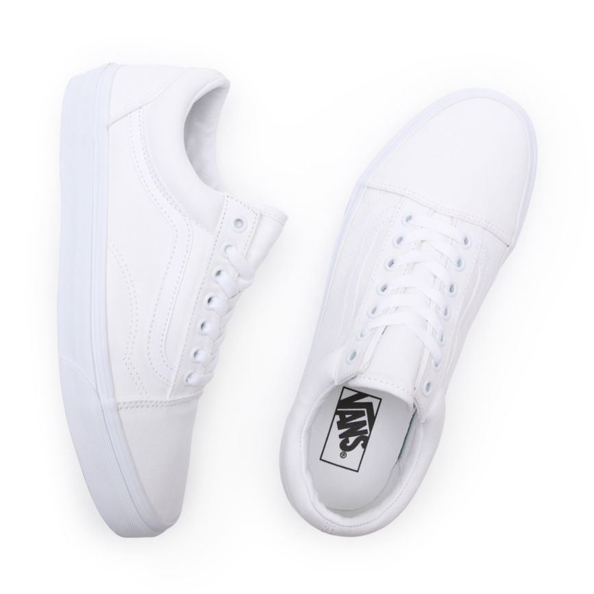 Vans Old Skool παπούτσια ασπρα | VN816Z6VC69