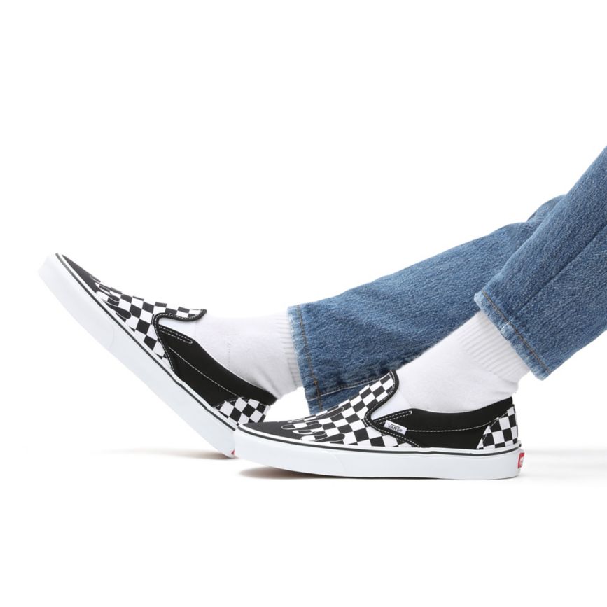 Vans Paint Drip Checkerboard κλασικα Slip-On παπούτσια μαυρα | VN341V1CS45