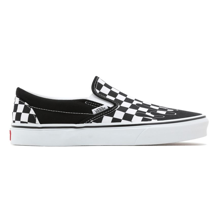 Vans Paint Drip Checkerboard κλασικα Slip-On παπούτσια μαυρα | VN341V1CS45