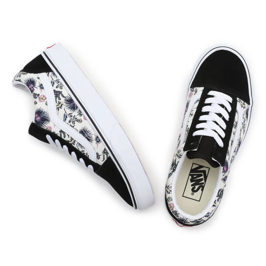 Vans Paradise Floral Old Skool παπούτσια μαυρα | VN763N4HH40