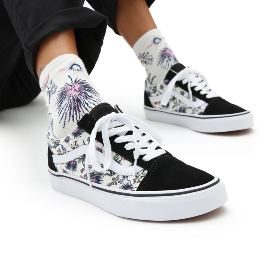 Vans Paradise Floral Old Skool παπούτσια μαυρα | VN763N4HH40