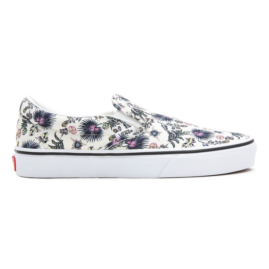 Vans Paradise Floral κλασικα Slip-On παπούτσια ασπρα | VN064W5OQ04