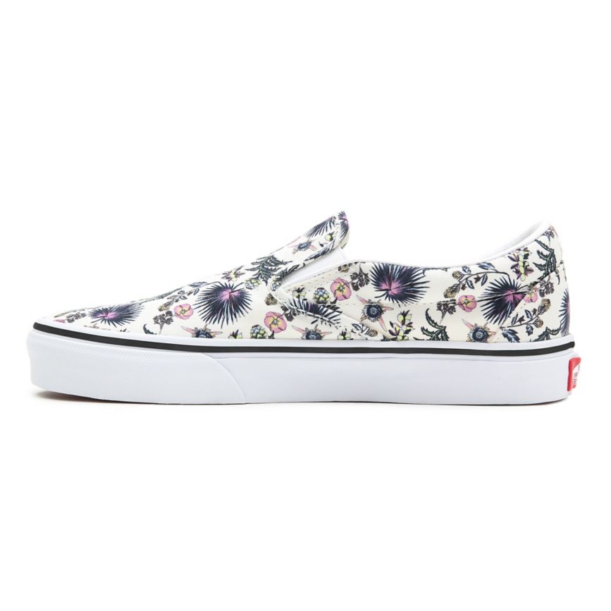 Vans Paradise Floral κλασικα Slip-On παπούτσια ασπρα | VN064W5OQ04