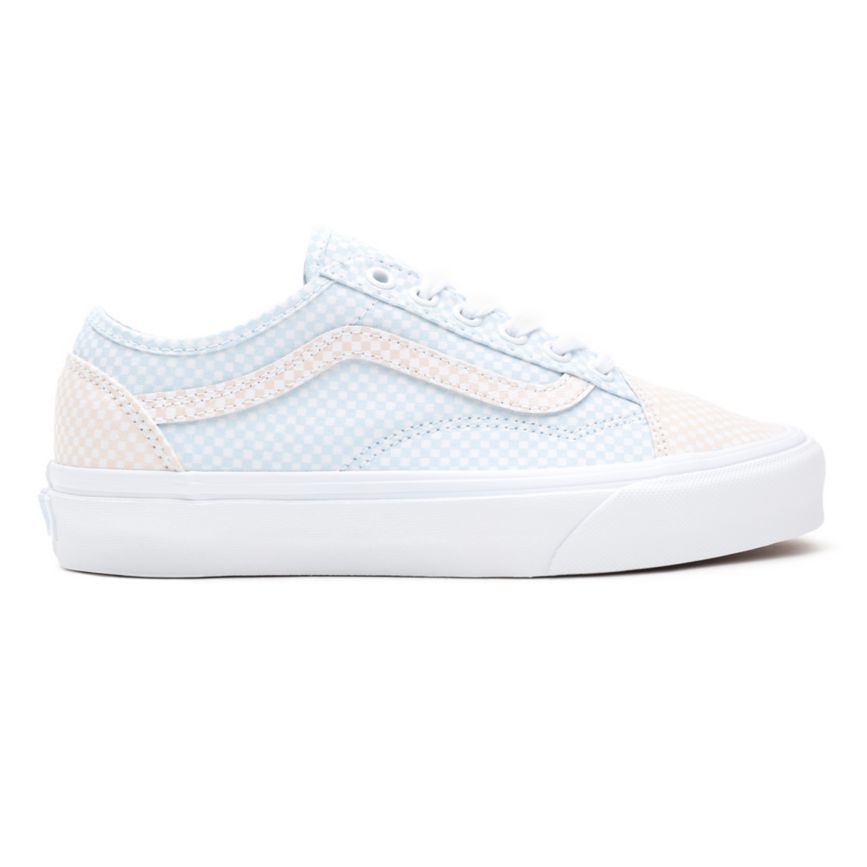 Vans Pastel Checkerboard Old Skool Tapered παπούτσια ασπρα | VN333T7DX74