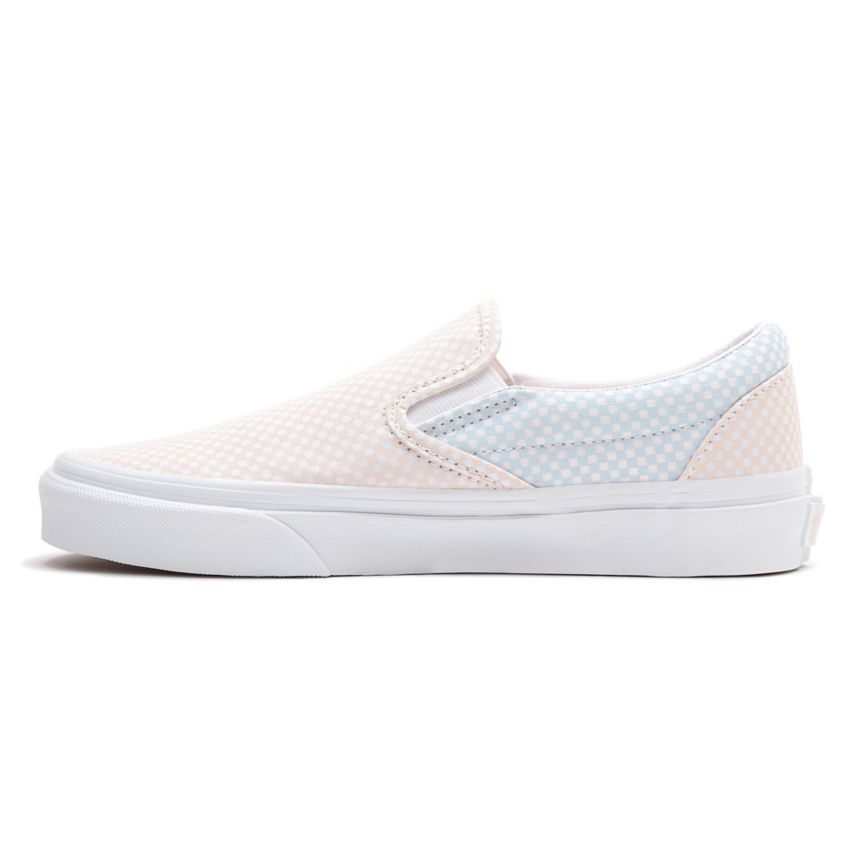Vans Pastel Checkerboard κλασικα Slip-On παπούτσια ασπρα | VN856G1OI65