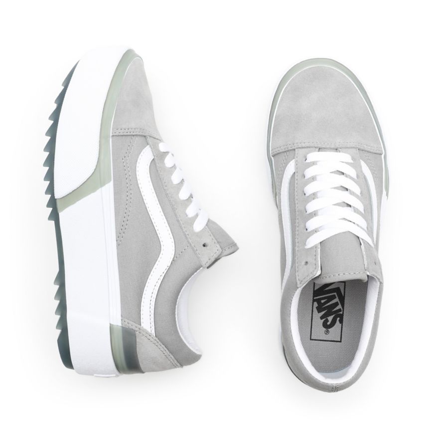 Vans Pastel Old Skool Stacked παπούτσια βαθυ γκρι | VN599Q0NJ41