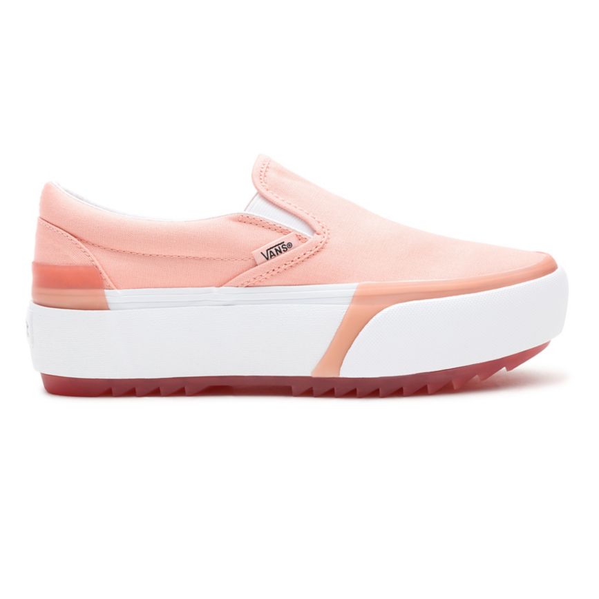 Vans Pastel κλασικα Slip-On Stacked παπούτσια ροζ | VN695D4CI22