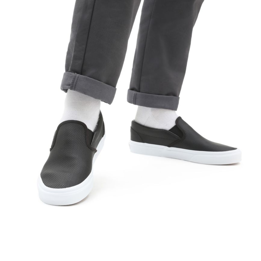 Vans Perf δερματινα κλασικα Slip-On παπούτσια μαυρα | VN433P4OW60