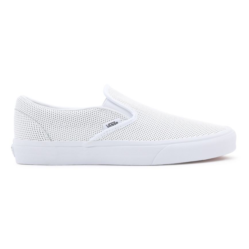 Vans Perf δερματινα κλασικα Slip-On παπούτσια ασπρα | VN953H9CS24
