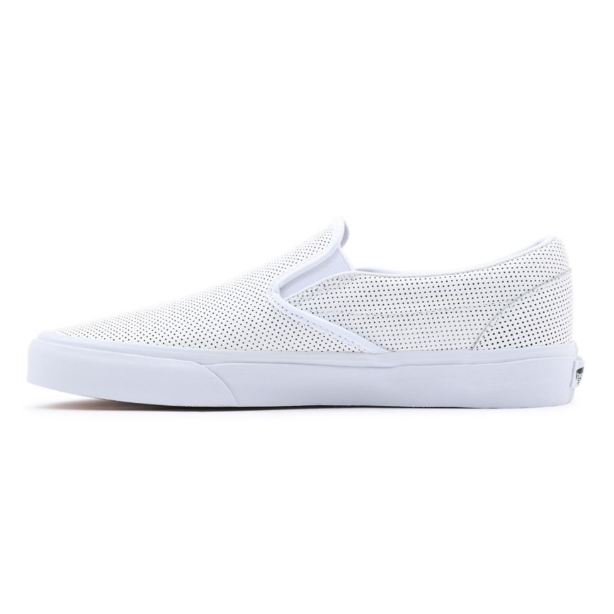 Vans Perf δερματινα κλασικα Slip-On παπούτσια ασπρα | VN953H9CS24