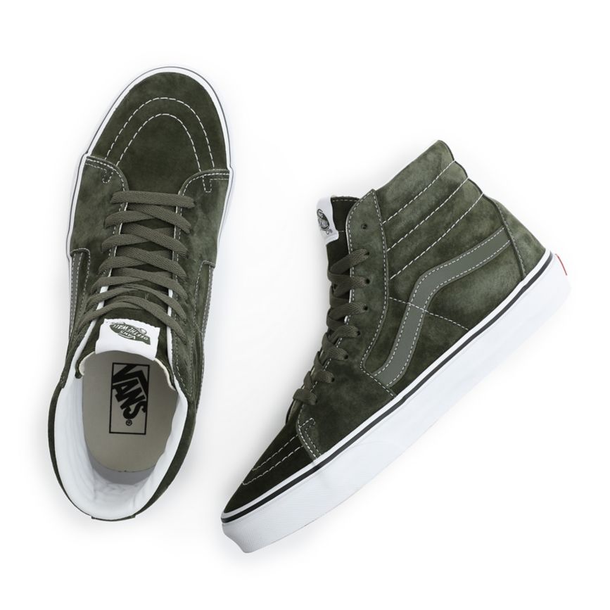 Vans Pig σουετ SK8-Hi παπούτσια Ελιά | VN715T4ZA92