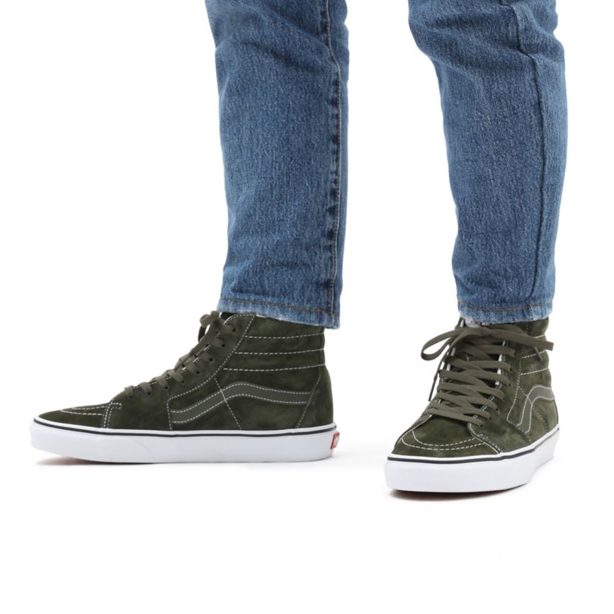 Vans Pig σουετ SK8-Hi παπούτσια Ελιά | VN715T4ZA92