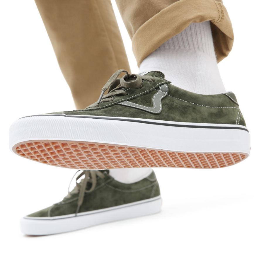 Vans Pig σουετ Αθλητικά παπούτσια Ελιά | VN966J0QW63