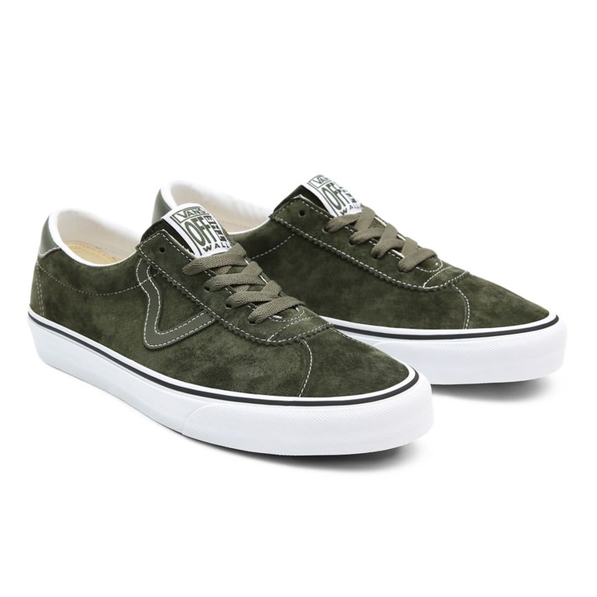 Vans Pig σουετ Αθλητικά παπούτσια Ελιά | VN966J0QW63