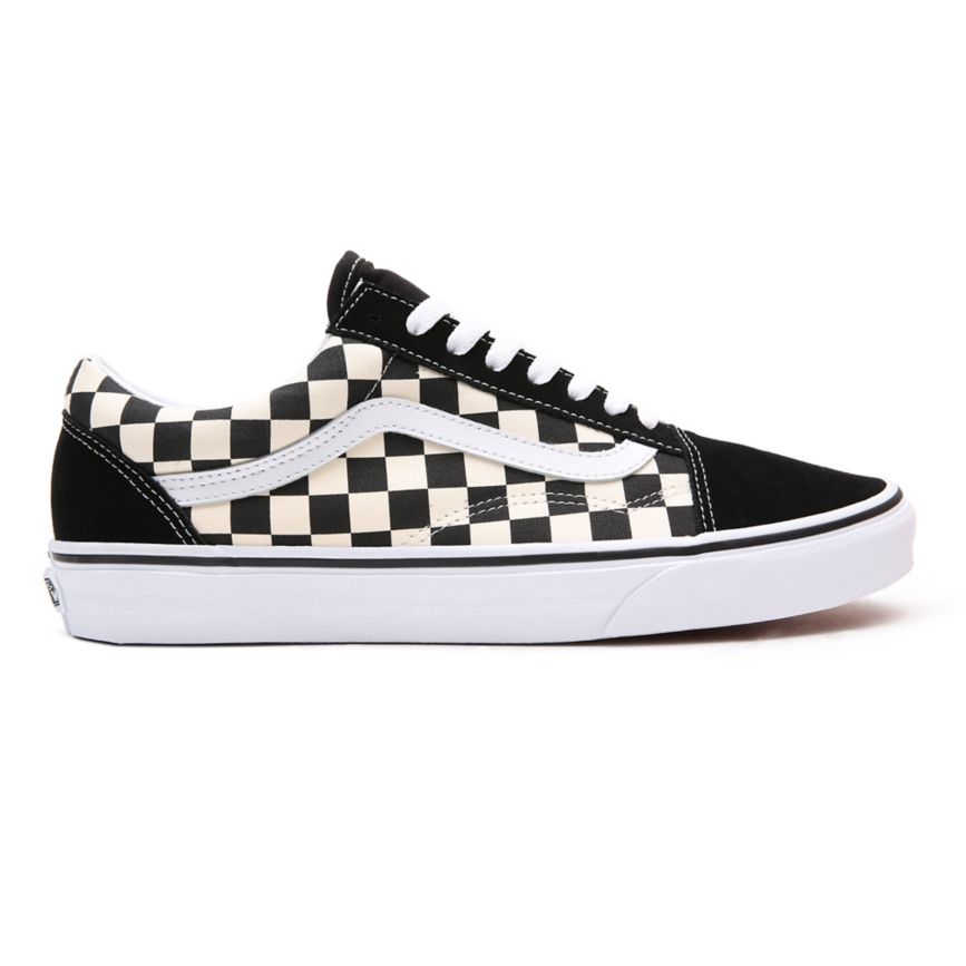 Vans Primary Check Old Skool παπούτσια μαυρα | VN146R8FQ22