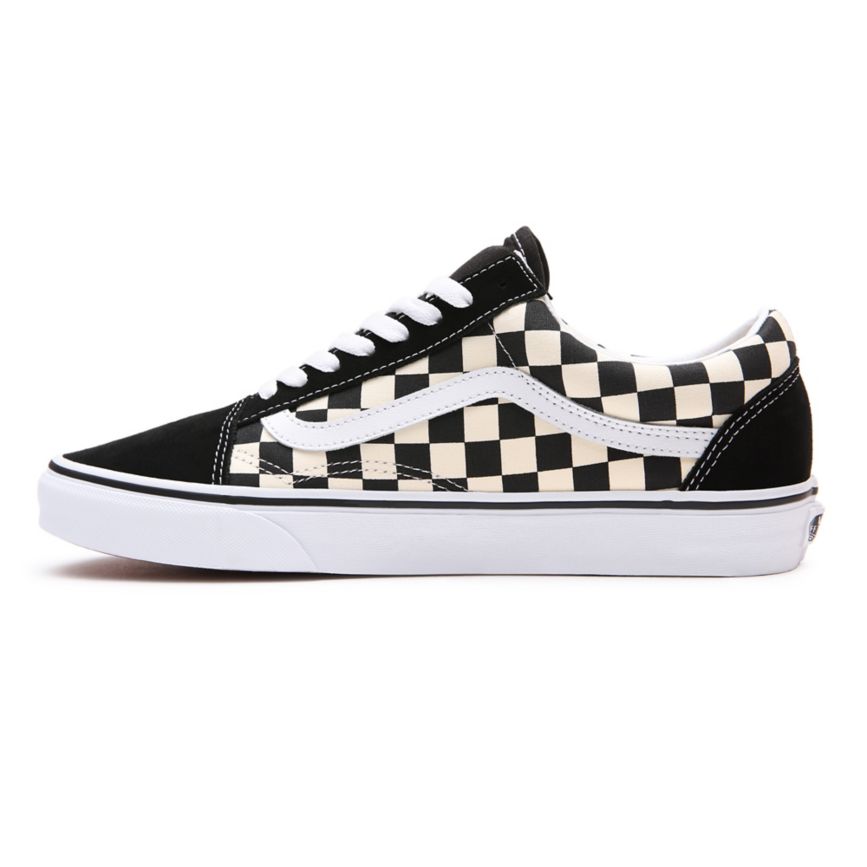 Vans Primary Check Old Skool παπούτσια μαυρα | VN146R8FQ22