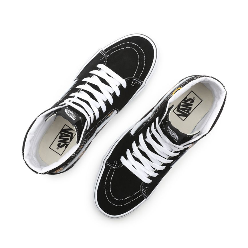 Vans Printed SK8-Hi παπούτσια μαυρα | VN359Q8RN17