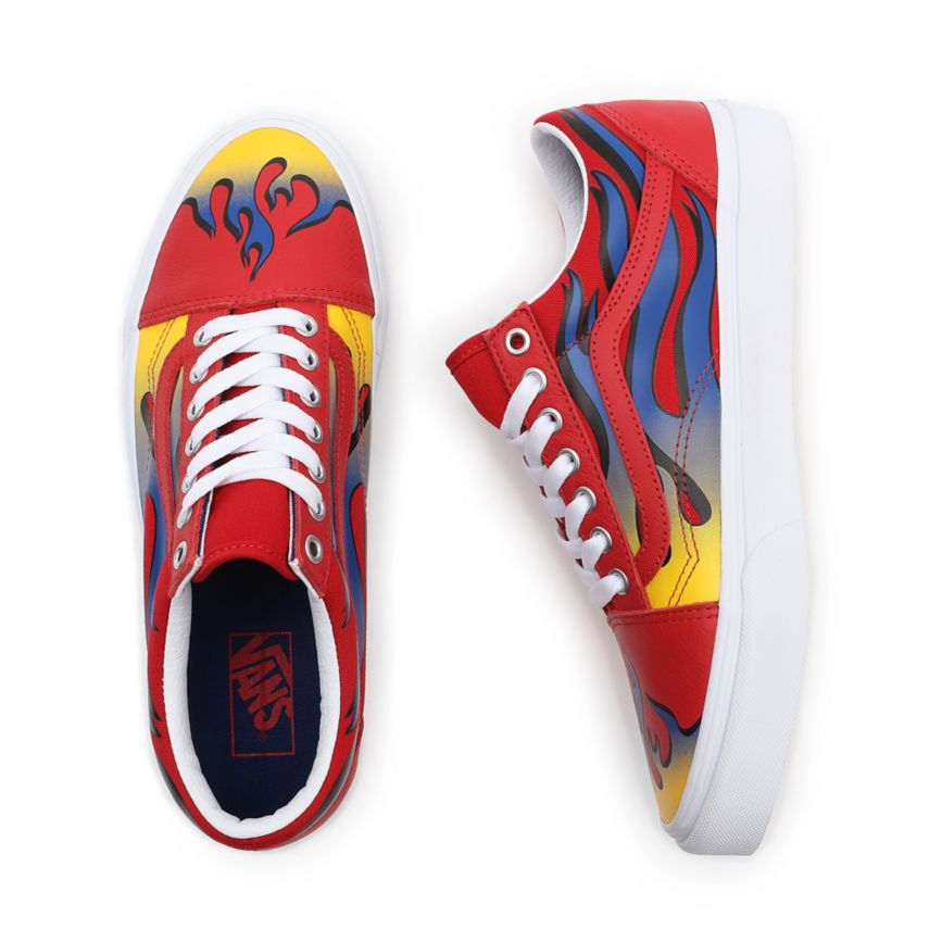 Vans Racer Old Skool παπούτσια κοκκινα | VN587T6YL36