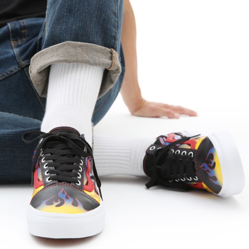 Vans Racer Old Skool παπούτσια μαυρα | VN197X0QC56