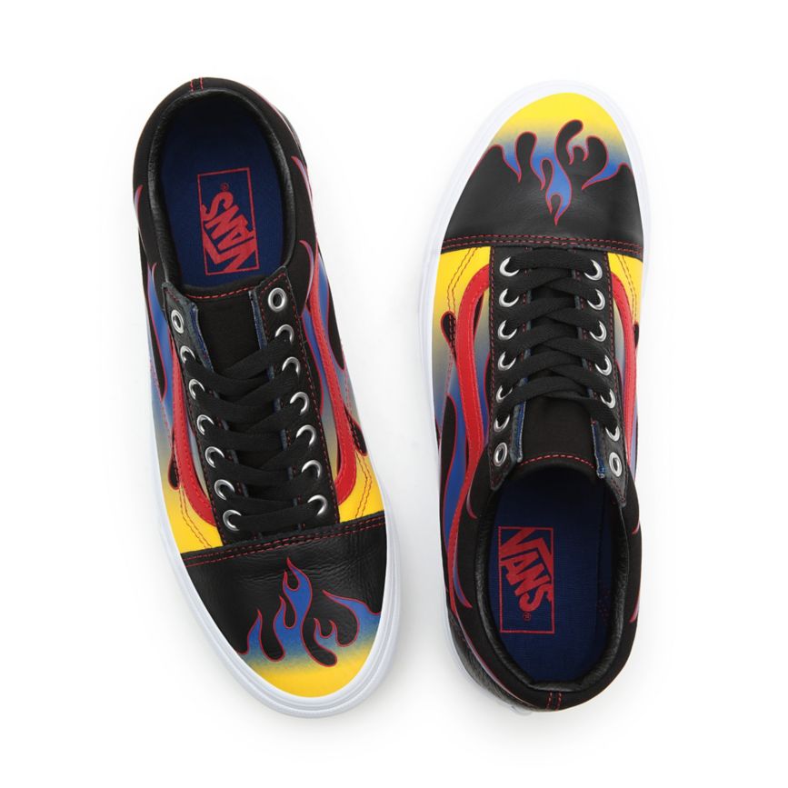 Vans Racer Old Skool παπούτσια μαυρα | VN718K8FQ15