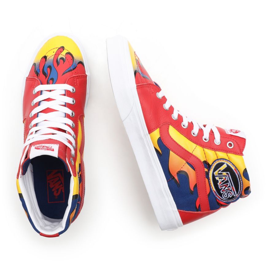 Vans Racer Sk8-Hi παπούτσια κοκκινα | VN715A8TC26