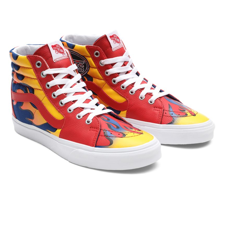 Vans Racer Sk8-Hi παπούτσια κοκκινα | VN715A8TC26