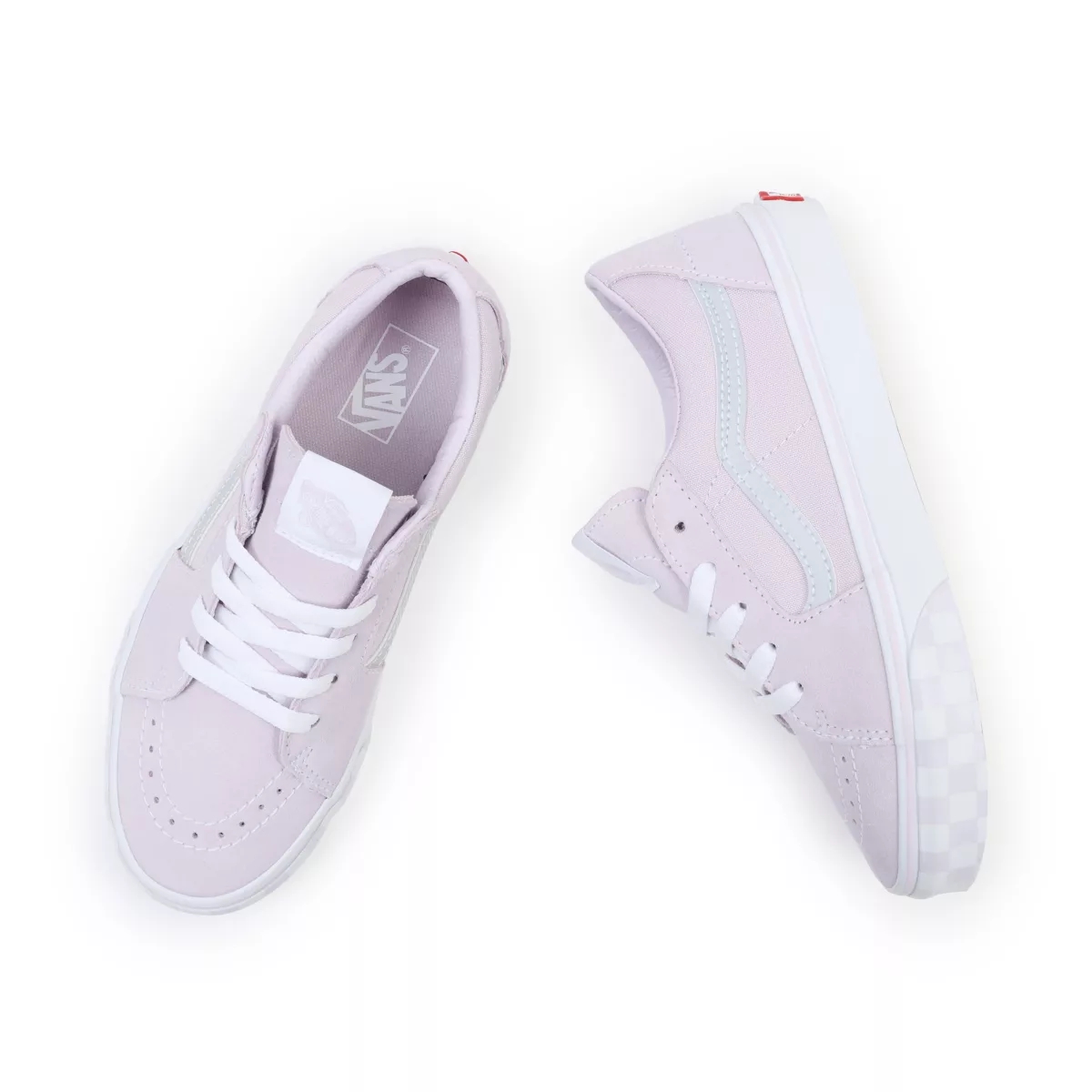 Vans Reflective Sidestripe Sk8-Low παπούτσια ροζ | VN103Q7VE15