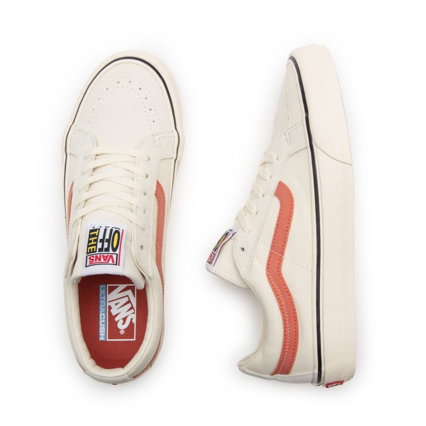 Vans SK8-Low Reissue SF παπούτσια ασπρα | VN074T7RW46