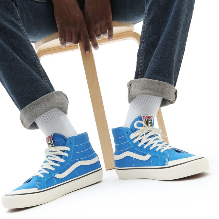 Vans Salt Wash SK8-Hi 138 Decon SF παπούτσια μπλε | VN976W1NQ71