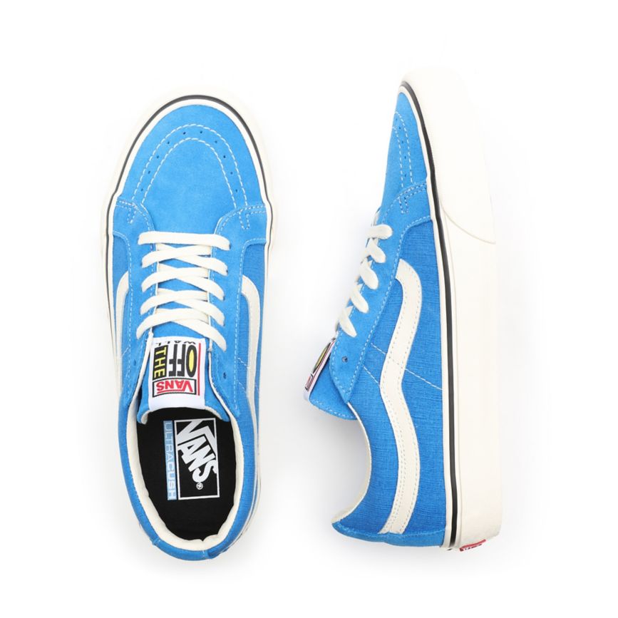 Vans Salt Wash Sk8-Low Reissue SF παπούτσια μπλε | VN247Q1LM65