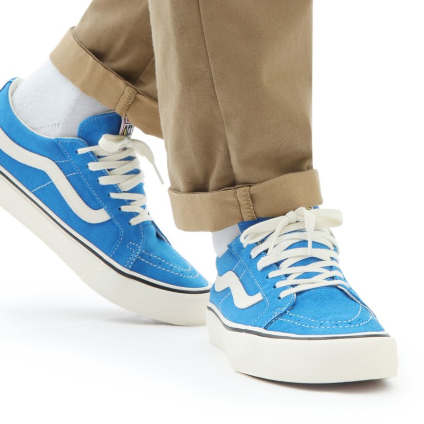 Vans Salt Wash Sk8-Low Reissue SF παπούτσια μπλε | VN247Q1LM65