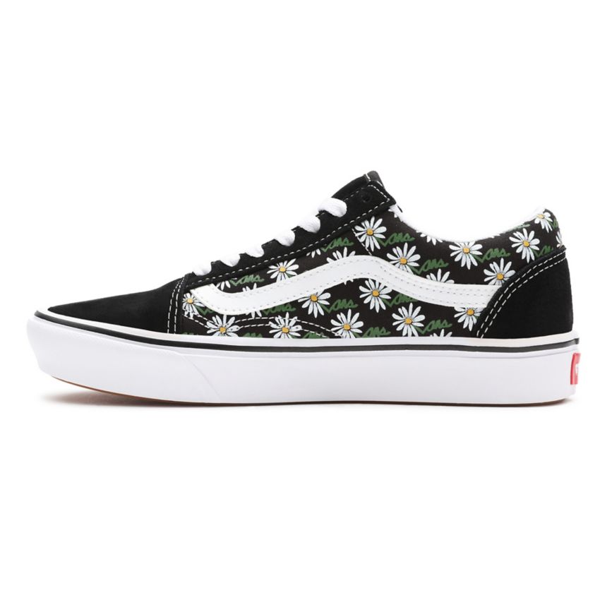 Vans Scribble Flower ComfyCush Old Skool παπούτσια μαυρα | VN164D8RP91