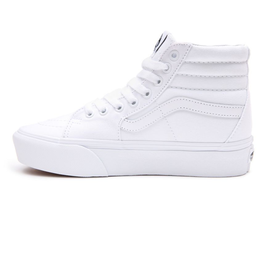 Vans Sk8-Hi flatforms 2.0 παπούτσια ασπρα | VN932L7RY38