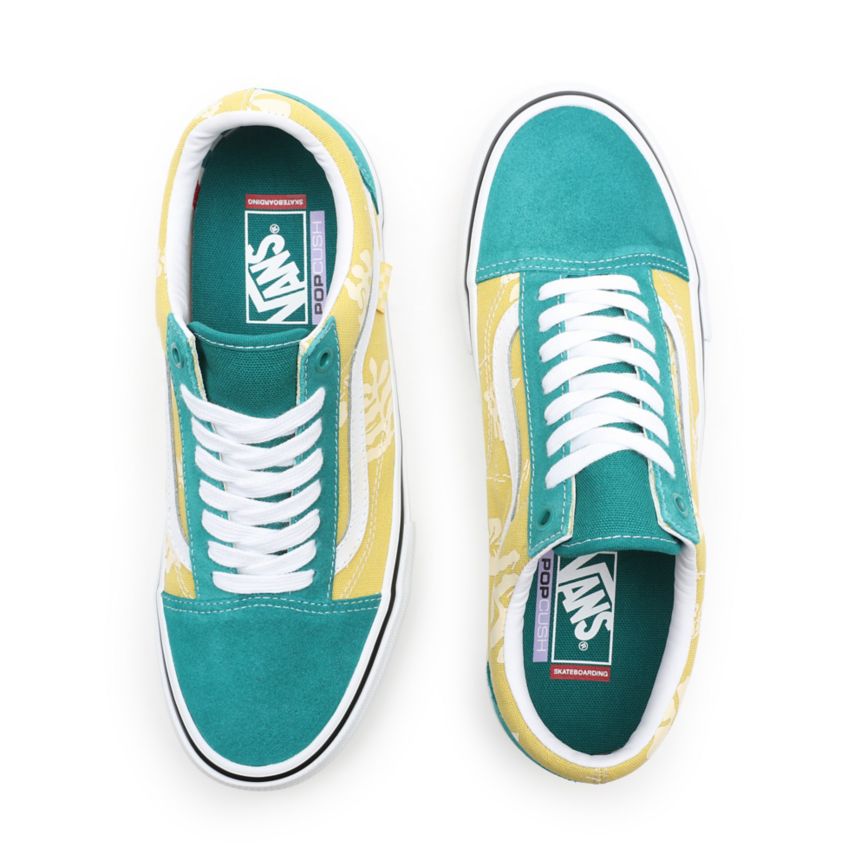 Vans Skate Aloha Old Skool παπούτσια τυρκουάζ | VN571I8ES98