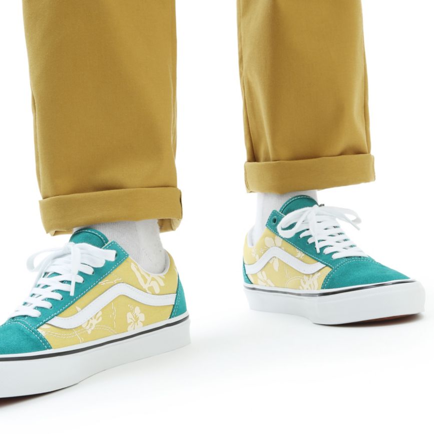 Vans Skate Aloha Old Skool παπούτσια τυρκουάζ | VN571I8ES98