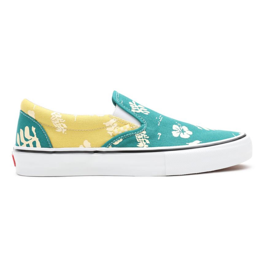 Vans Skate Aloha Slip-On παπούτσια τυρκουάζ | VN630G4HY47