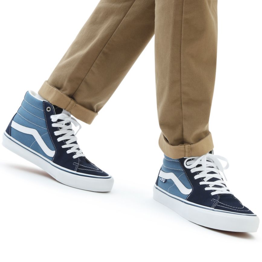 Vans Skate SK8-Hi παπούτσια σκουρο μπλε | VN935I0BG22