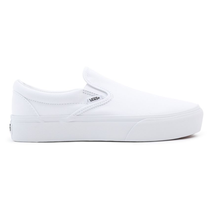 Vans Slip-On flatforms παπούτσια ασπρα | VN214J5PP25