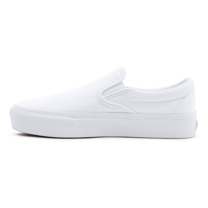 Vans Slip-On flatforms παπούτσια ασπρα | VN214J5PP25
