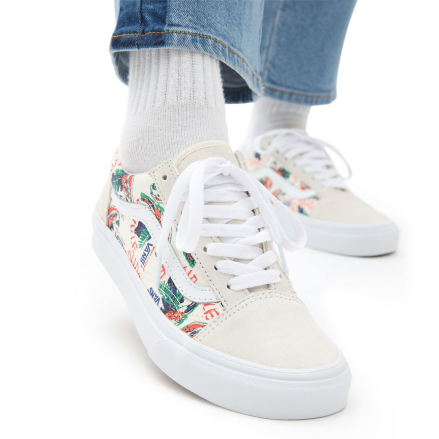 Vans Spring Daze Old Skool παπούτσια ασπρα | VN192X5QH15